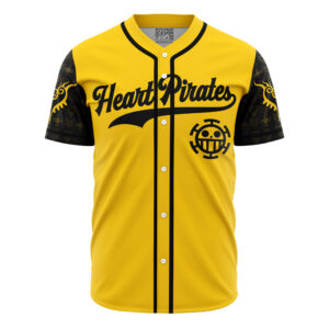 Maillot de baseball Heart Pirates Law V2 One Piece