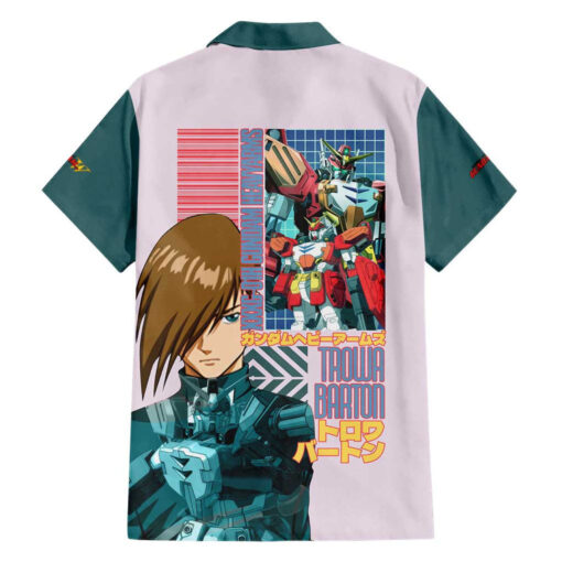 Chemise hawaïenne Heavyarms & Trowa Barton Gundam Wing Endless Waltz Anime – Image 2