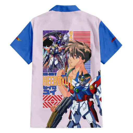 Chemise hawaïenne Heero Yuy & Wing Zero Gundam Wing Endless Waltz – Image 2