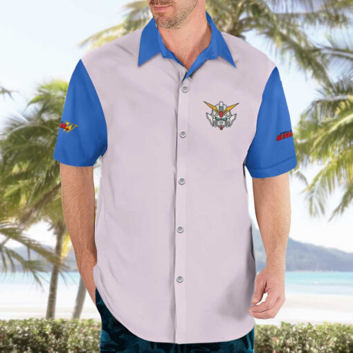 Chemise hawaïenne Heero Yuy & Wing Zero Gundam Wing Endless Waltz – Image 3