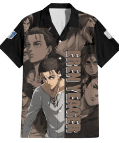 Chemise hawaïenne Eren Yeager L’Attaque des Titans