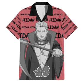 Chemise hawaïenne Hidan style manga