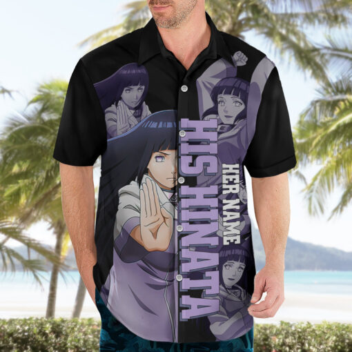 Chemise hawaïenne Hinata Hyuga Dragon Ball – Image 3
