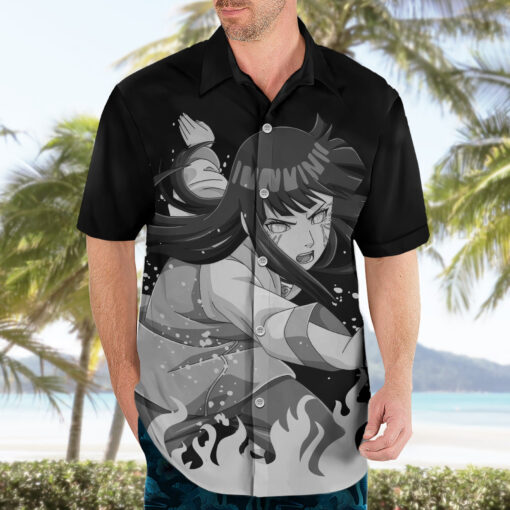 Chemise hawaïenne Hinata Hyuga Naruto classique – Image 3