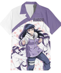 Chemise hawaïenne Hinata Hyuga Naruto Anime
