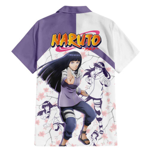 Chemise hawaïenne Hinata Hyuga Naruto Anime – Image 2