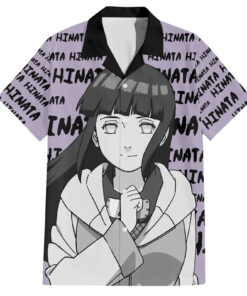 Chemise hawaïenne style manga Hinata Hyuga