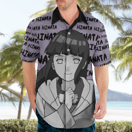 Chemise hawaïenne style manga Hinata Hyuga – Image 3