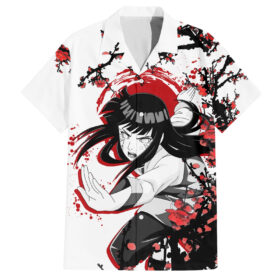 Chemise hawaïenne Hinata Hyuga style japonais Anime