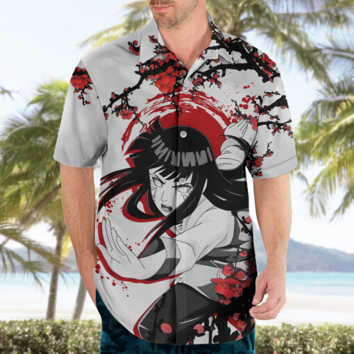 Chemise hawaïenne Hinata Hyuga style japonais Anime – Image 3