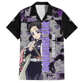 Chemise hawaïenne Shinobu personnalisée Saint-Valentin