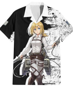 Chemise hawaïenne Historia Reiss L’Attaque des Titans Anime