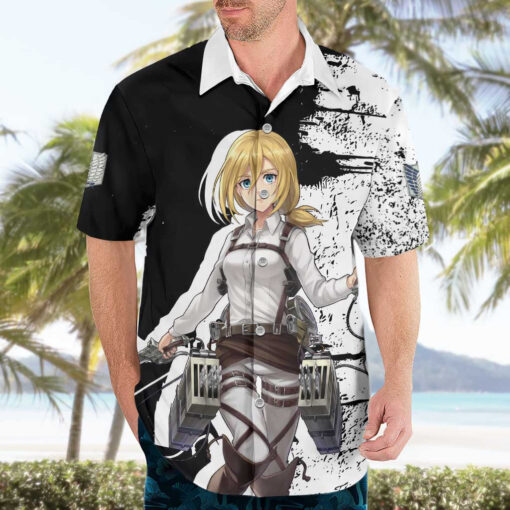 Chemise hawaïenne Historia Reiss L’Attaque des Titans Anime – Image 3