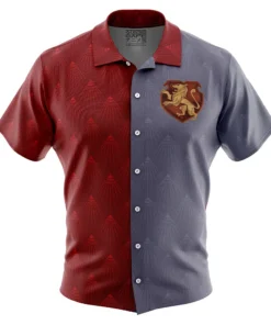 Chemise hawaïenne Hogwarts Legacy Gryffindor Badge Harry Potter