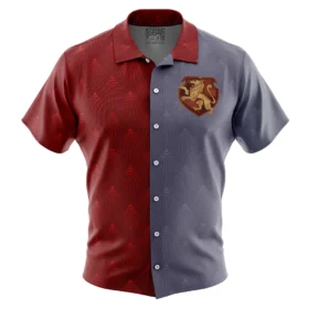 Chemise hawaïenne Hogwarts Legacy Gryffindor Badge Harry Potter