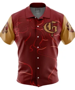 Chemise hawaïenne Hogwarts Legacy - Gryffondor Harry Potter