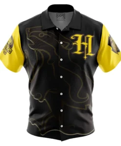 Chemise hawaïenne Hogwarts Legacy Hufflepuff V2 Harry Potter