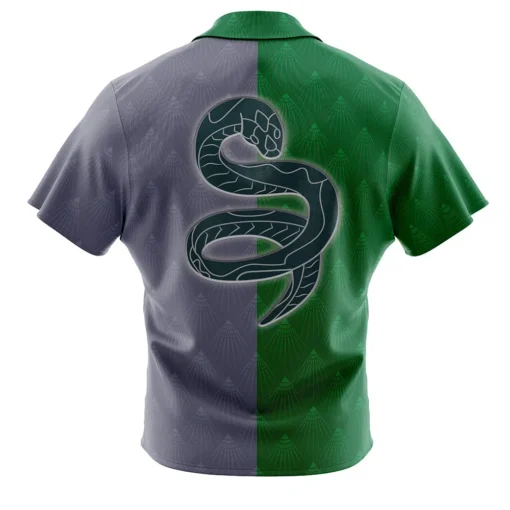 Chemise hawaïenne Badge Serpentard Hogwarts Legacy – Image 2