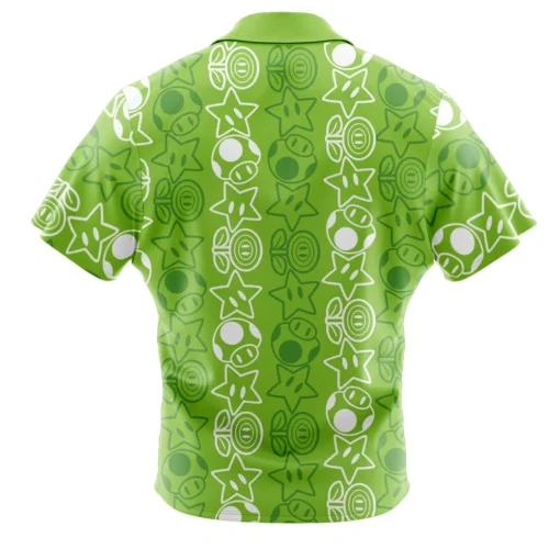 Chemise hawaïenne Tenue de Vacances Luigi Mario Bros – Image 2