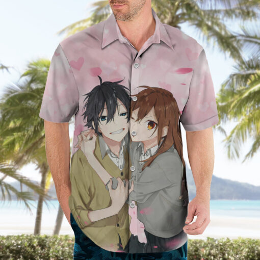 Chemise hawaïenne Hori & Miyamura Horimiya Anime – Image 3