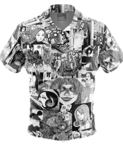 Chemise hawaïenne Manga d’horreur Junji Ito
