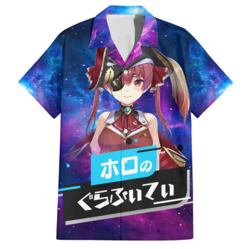 Chemise hawaïenne Houshou Marine HoloLive Galaxie