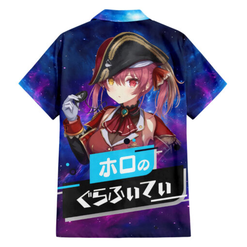 Chemise hawaïenne Houshou Marine HoloLive Galaxie – Image 2