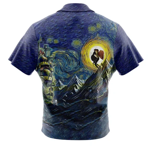 Chemise hawaïenne Château Ambulant Studio Ghibli – Image 2