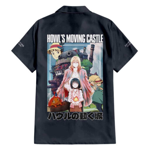 Chemise hawaïenne Le Château ambulant Ghibli Anime – Image 2