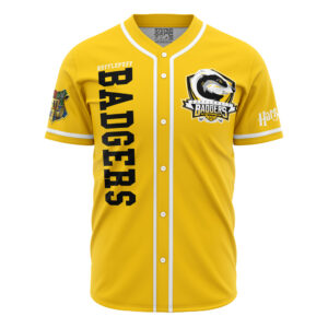 Maillot de baseball Maison Poufsouffle Blaireaux Harry Potter