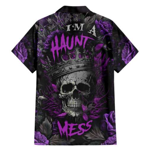 Chemise hawaïenne I Am a Haunt Mess Halloween