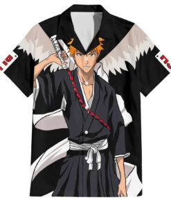 Chemise hawaïenne Ichigo Kurosaki style veste BL