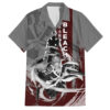 Chemise hawaïenne Ichigo Kurosaki Bleach style sanglant grunge