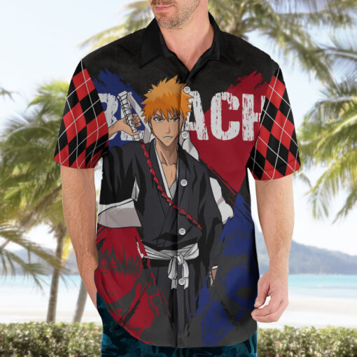 Chemise hawaïenne Ichigo Kurosaki Anime – Image 3
