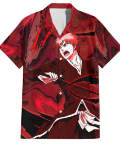 Chemise hawaïenne Ichigo True Shikai Bleach Trippy Mix