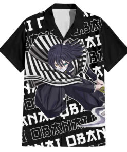 Chemise hawaïenne Obanai Iguro Demon Slayer Japon