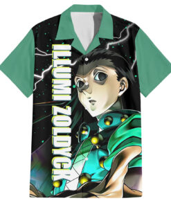 Chemise hawaïenne Illumi Zoldyck Hunter x Hunter