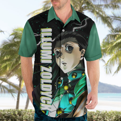 Chemise hawaïenne Illumi Zoldyck Hunter x Hunter – Image 3