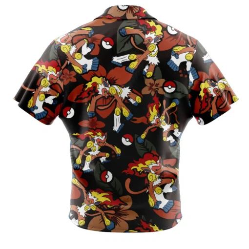 Chemise hawaïenne Motif Infernape Pokémon – Image 2
