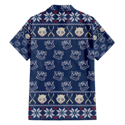 Chemise hawaïenne Inosuke Demon Slayer Noël Mix – Image 2