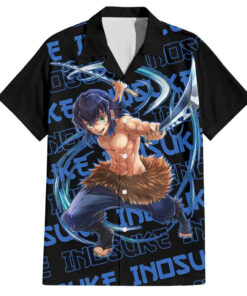 Chemise hawaïenne Inosuke Hashibira Demon Slayer Japon