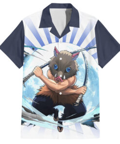 Chemise hawaïenne Inosuke Hashibira Demon Slayer