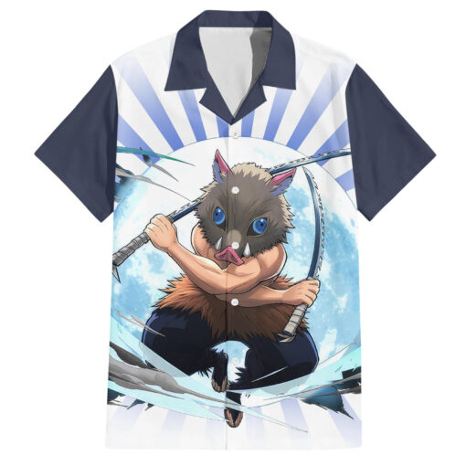 Chemise hawaïenne Inosuke Hashibira Demon Slayer