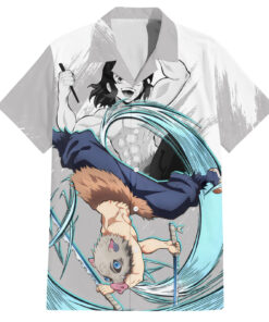 Chemise hawaïenne Inosuke Demon Slayer classique