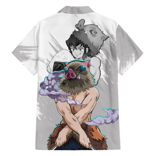 Chemise hawaïenne Inosuke Demon Slayer classique – Image 2