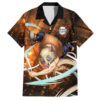 Chemise hawaïenne Inosuke château infini Demon Slayer Anime