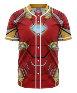 Maillot de baseball Iron Man Cosplay Marvel