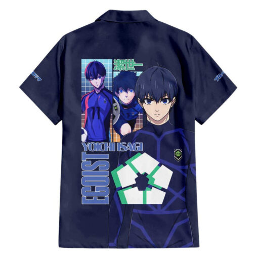 Chemise hawaïenne Yoichi Isagi Blue Lock Japon Anime – Image 2