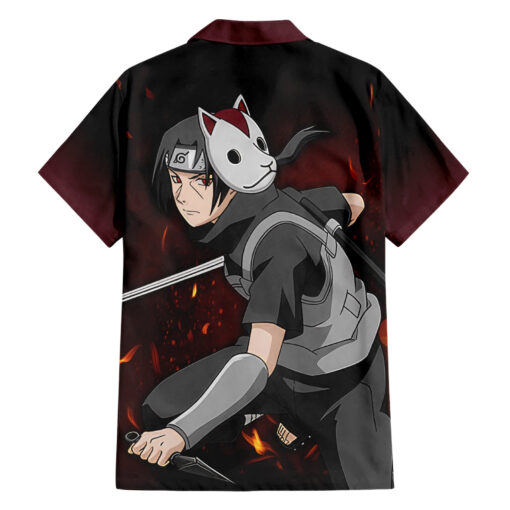 Chemise hawaïenne Itachi Anbu Naruto – Image 2