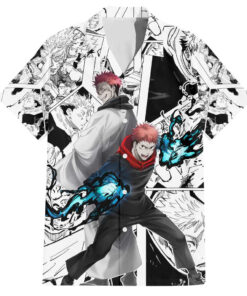 Chemise hawaïenne Itadori & Sukuna Jujutsu Kaisen Japon Anime